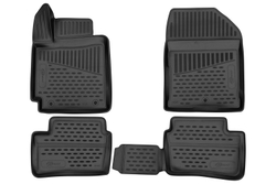 Коврики в салон для KIA Picanto (III, IIIr), 2017-, хэтчбек, 4 шт. (Повышенная устойчивость, повышенная износосто FORMAT.3D2564210