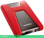 Внешний накопитель A-Data 2Tb AHD650-2TU31-CRD HD650 красный