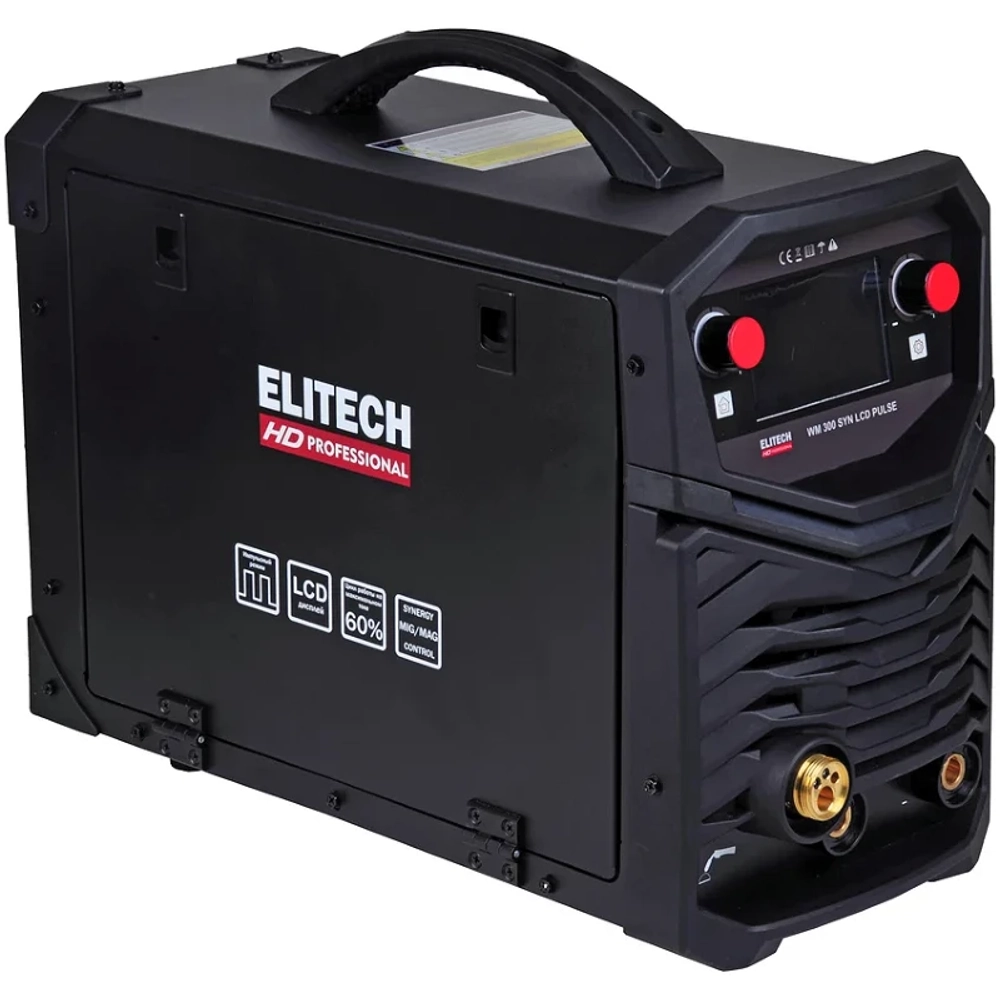 ELITECH WM 300 SYN LCD PULSE сварочный инвертор mig/mag 204474