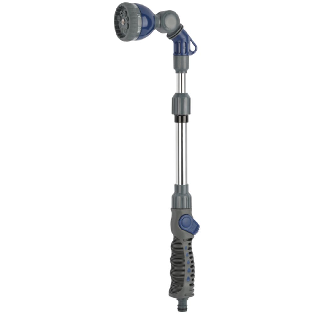 Пистолет распылитель для полива GREEN APPLE GACHW-618 телескопический, 46 см - 61 см, 8 режимов | Аксессуары для полива Green Apple