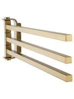 Полотенцедержатель поворотный WONZON & WOGHAND LOTTE, Брашированное золото (WW-8341-BG)