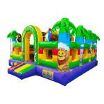 Коммерческий надувной батут "Сафари-джунгли 2 " 6*5*2,8 м