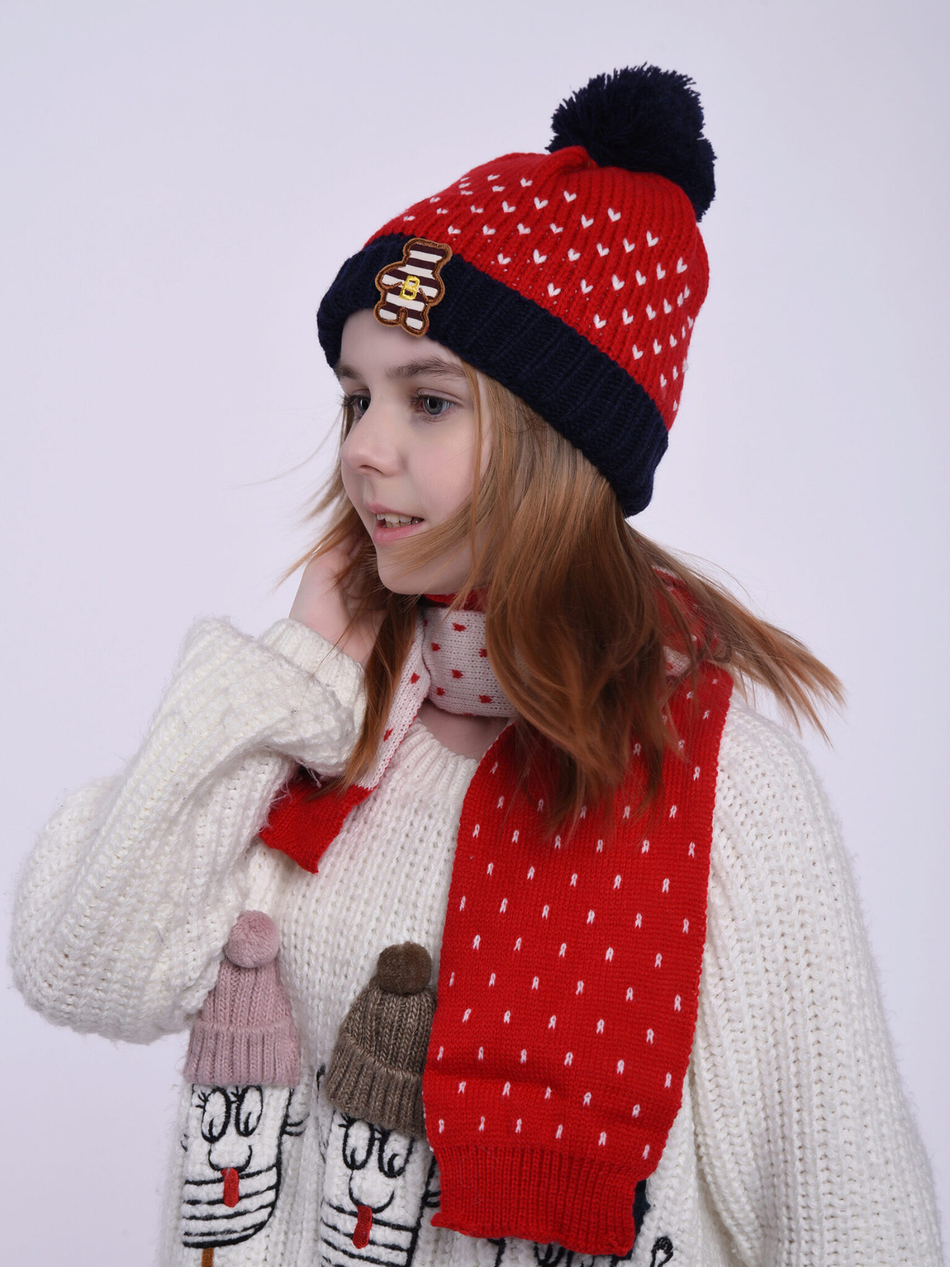 Комплект детский (Шапка+Шарф)