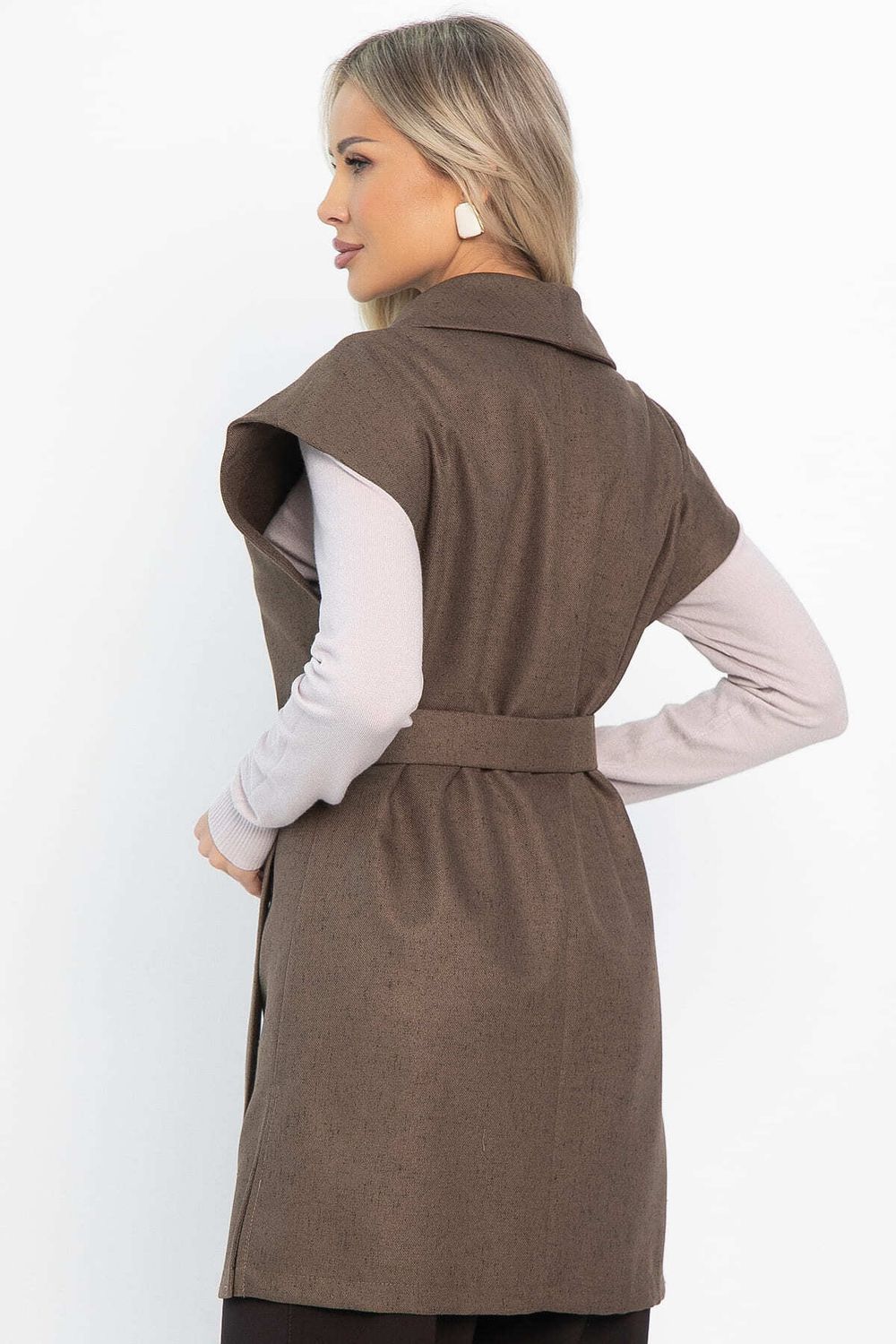 Жилет костюмный Жюлли (шоколад) Б14488-4М LT Collection