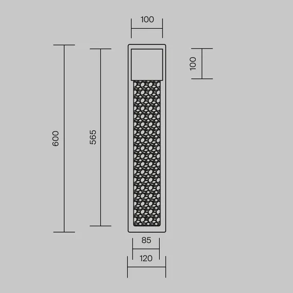Настенный светильник (бра) Голтик / Golthic 3000К 30Вт Maytoni mod474wl-l30b3k