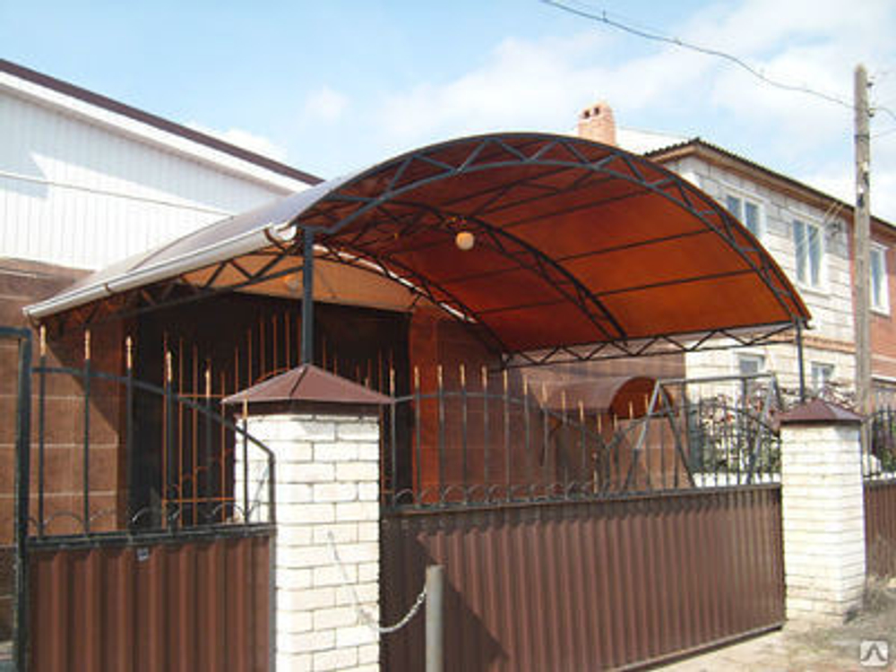 Поликарбонат сотовый Skyglass коричневый 10 мм 2,1х12 м