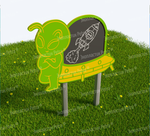 Уличный магнитно-меловой модуль Инопланетный гость