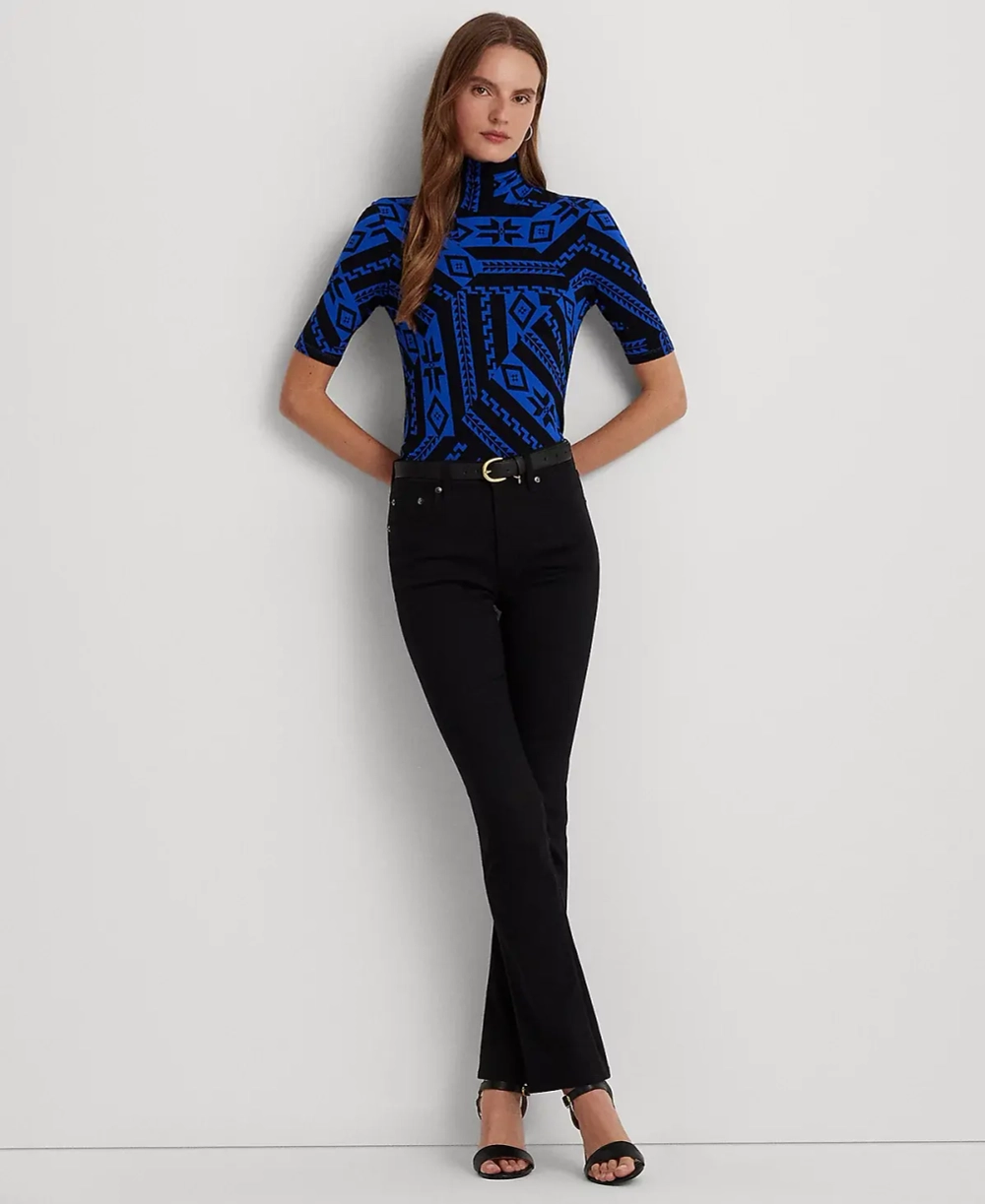 Водолазка Ralph Lauren с коротким рукавом, син.
