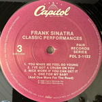 Frank Sinatra ‎– Classic Performances 2LP (США 1986г.)