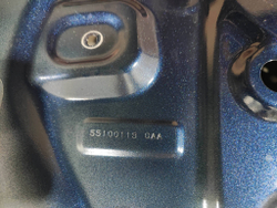 Дверь задняя левая Omoda C5 22-нв Б/У Оригинал 551001323AADYJ