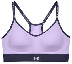 ТОП теннисный Under Armour Infinity Low Covered Sports Bra - purple tint/midnight navy