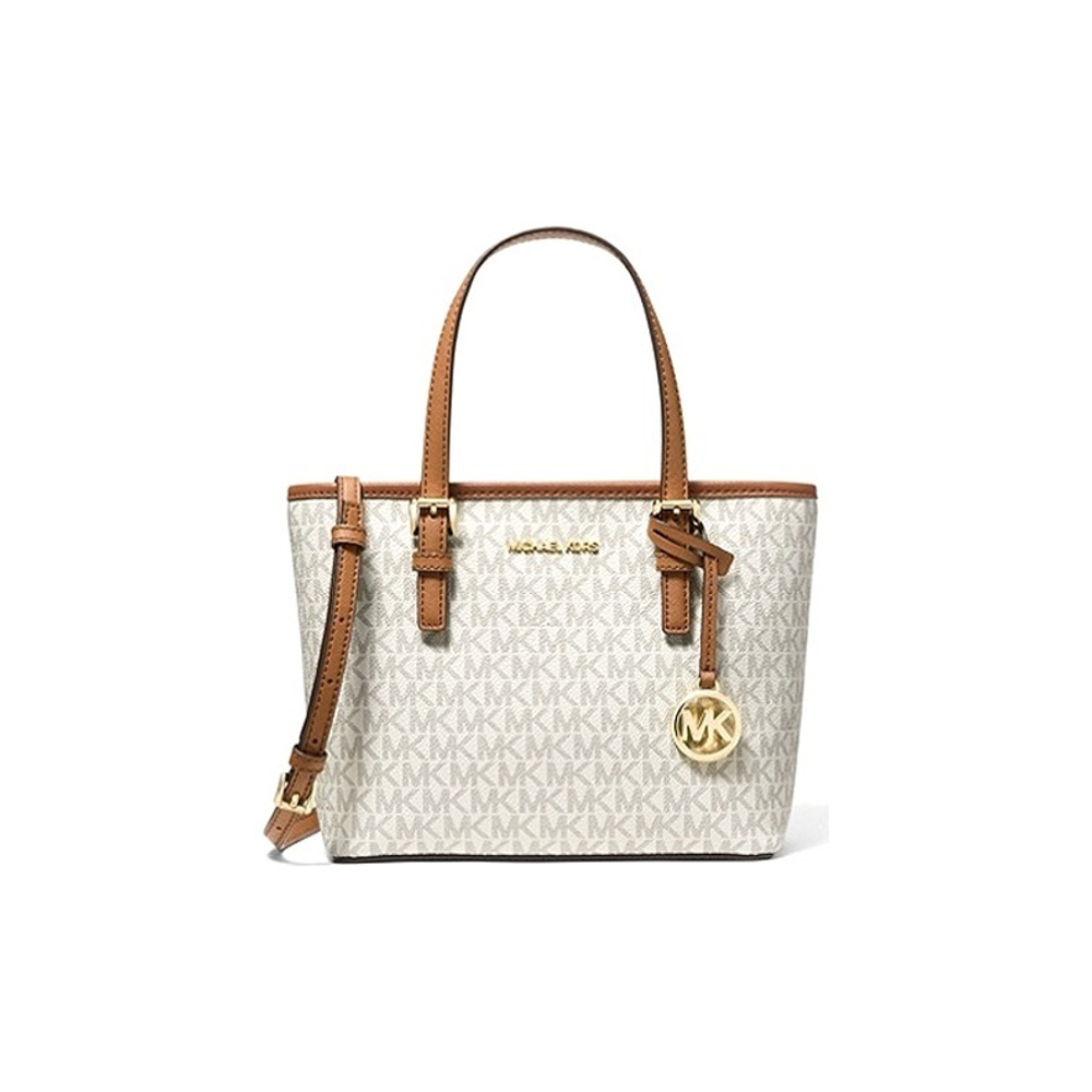 Mk jet set tote vanilla shop