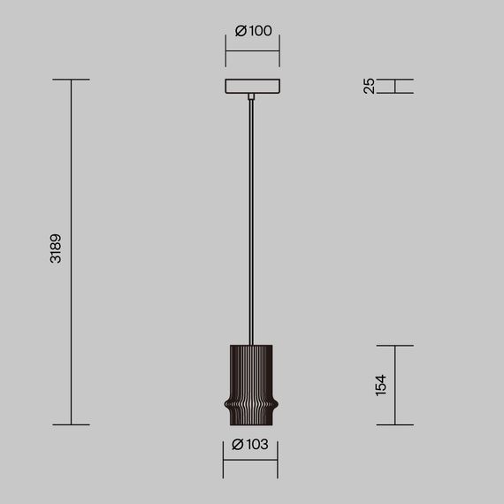Подвесной светильник Maytoni MOD430PL-L5W3K