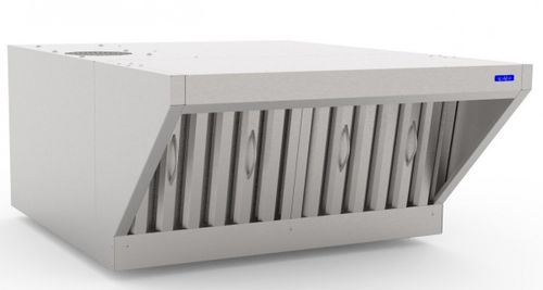 21000002118 Абат Зонт вытяжной встраиваемый ЗВВ-4-6/4П с пароконденсатором для конвекционных печей КЭП-4 (802х1018х449 мм)