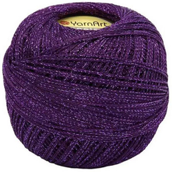 Париж (Paris) пряжа YarnArt 75%вискоза 25%металлик 6х50г/210м (329 фиолетовый)