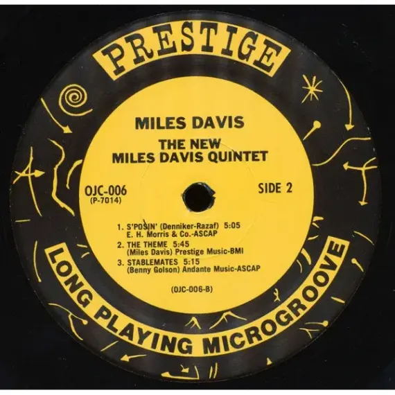 The New Miles Davis Quintet – Miles (Original Jazz Classics) LP