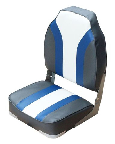 Сиденье "Hi back Rainbow", темно-серое с синим (10251889)