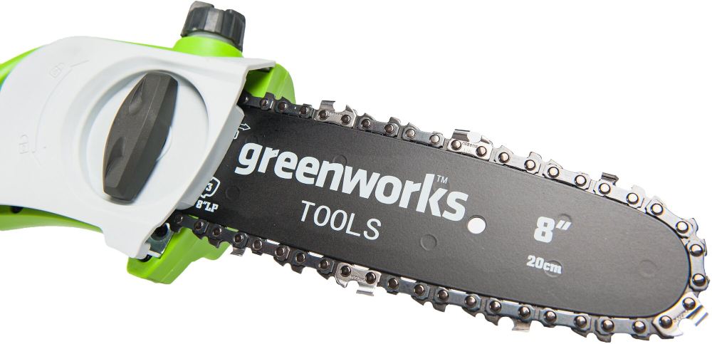 Высоторез электрический удлиненный GREENWORKS GPS7220 720Вт,46см,3/8-1,3-33,макс.длина 255см (20147)