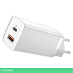 Сетевое зарядное устройство Baseus GaN2 Lite 65W White (CCGAN2L-B02)