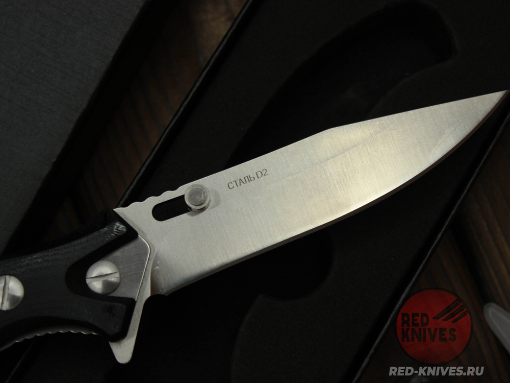 Складной нож НОКС "Геккон" 340-100406 c клинком из стали D2, рукоять G10