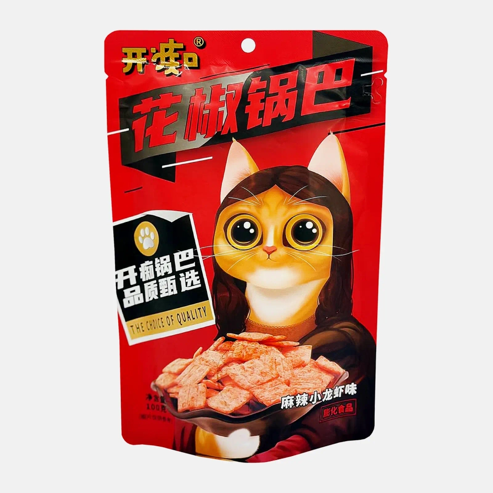 Рисовые чипсы со вкусом пряной креветки Anhui Jinhao 100г