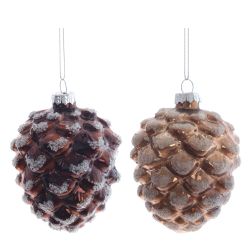 GAEM Украшение новогоднее "Шишка", L7 W7 H10 см, 2в.