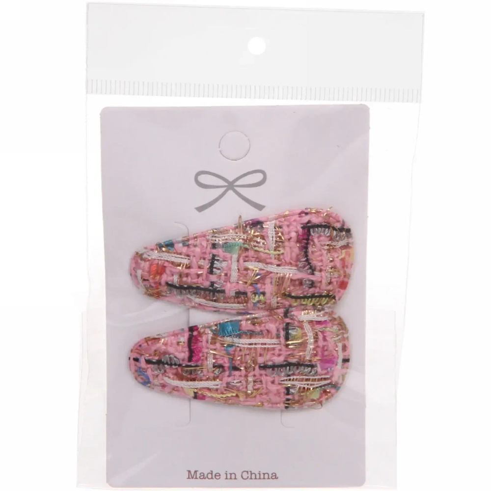 Зажимы для волос 2шт «New collection - Marina», микс 6 цветов, 6*2,5см