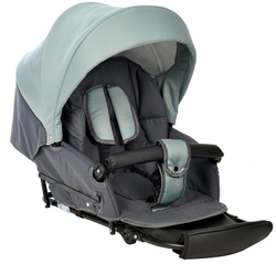 Детская коляска Indigo Charlotte Sity 3 в 1 с автокреслом Avionaut Cosmo Cs 02 т.серый+шалфей