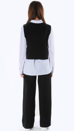 Жилет трикотажный школьный для девочки 8-17 лет Fleur de Vie