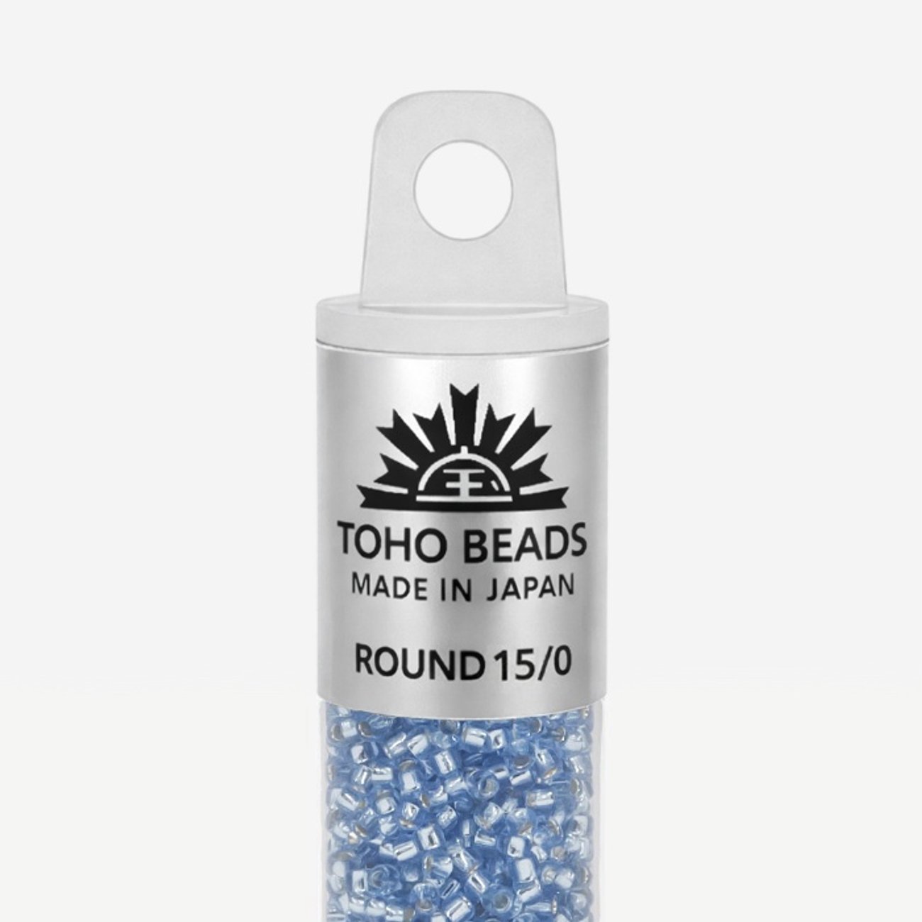 Японский бисер TOHO Round 15/0 (№33), с внутренним серебрением, прозрачный