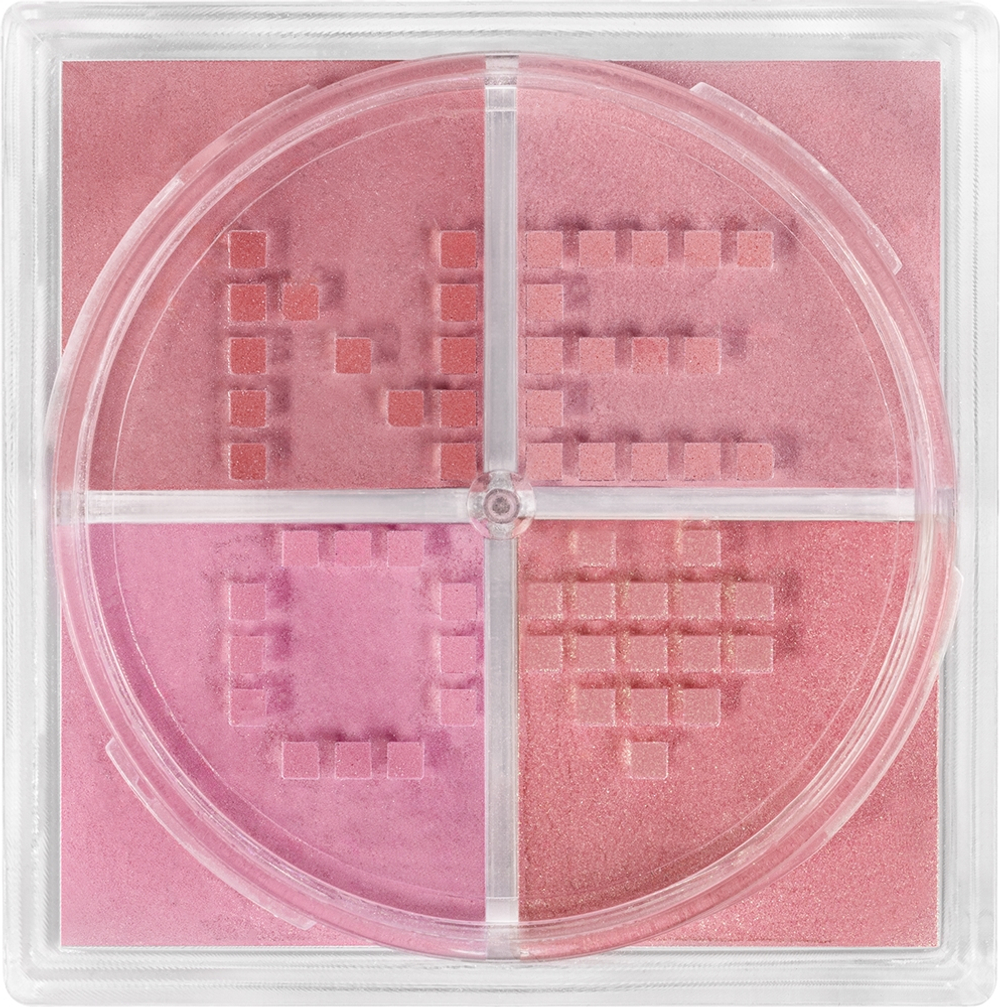 NEO MAKE UP Intense Serum Time To Blush Set - Пудровая румяна оттенок 01 Pink, 6 g