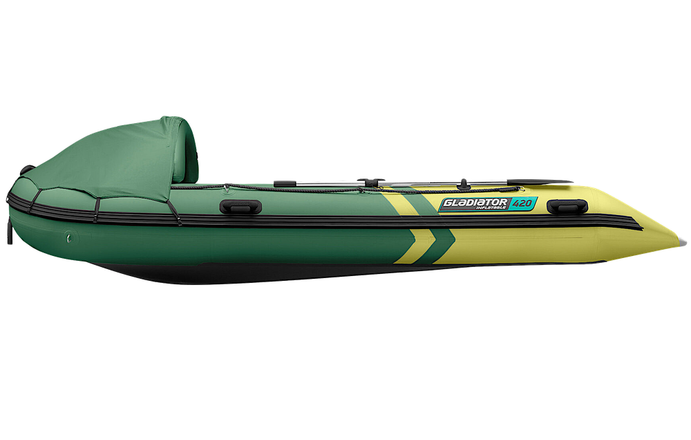 Лодка ПВХ Gladiator Active C420AL с алюминиевым полом -
