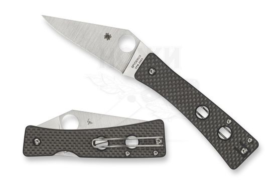 Складной нож Spyderco Watu 251CFP c клинком из стали CPM-20CV, рукоять карбон