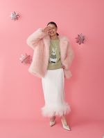 СВИТШОТ ЗАЙКА В СВИТЕРЕ PISTACHIO