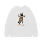 Свитшот "Малинуа любит людей"