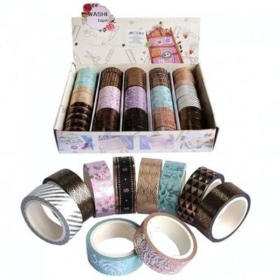 Клейкая лента декоративная "Геометрия", 1.5 смх5 м, ассорт. (J.Otten)