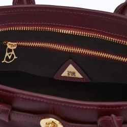 MANC КОЖАНАЯ СУМКА "BABY JANE", БОРДОВЫЙ