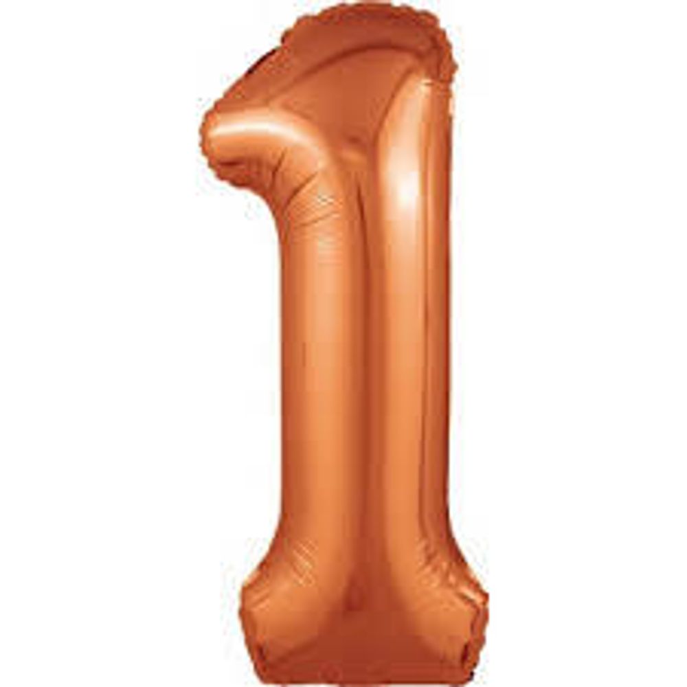 AGURA Цифра SLIM 1 ПАПАЙЯ в упак./225248