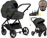 Детская коляска Tutis Uno 6 Plus Essential collection 4 в 1 с автокреслом Beno Beige и базой 1602144 Pistaccio
