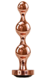 Золотистый анальный стимулятор-елочка Gold Digger Large - 13,5 см.