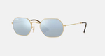 RAY-BAN OCTAGONAL FLASH LENSES RB3556N 001/30