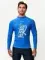 Футболка рашгард лонгслив Sargan Скелетон-Сап UPF 50+ синий