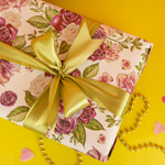 Упаковочная бумага «Акварельные цветы» крафт, 0,7×1 м, 80 г/м²