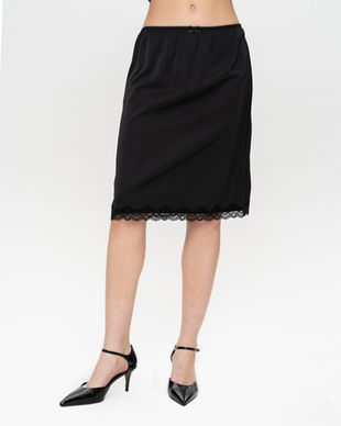 Юбка в бельевом стиле на резинке