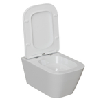 Унитаз подвесной безободковый WAVE EGO Tornado3.0 сид. дюропласт, м/л, быстр, БЕЛЫЙ глянец (XL)