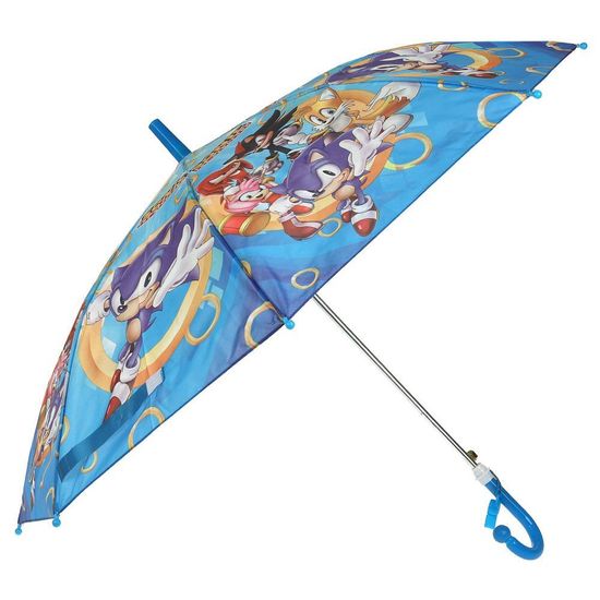 Зонт детский соник r-45см, ткань, полуавтомат ИГРАЕМ ВМЕСТЕ