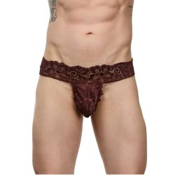 Мужские трусы тонги коричневые LaBlinque LB15742