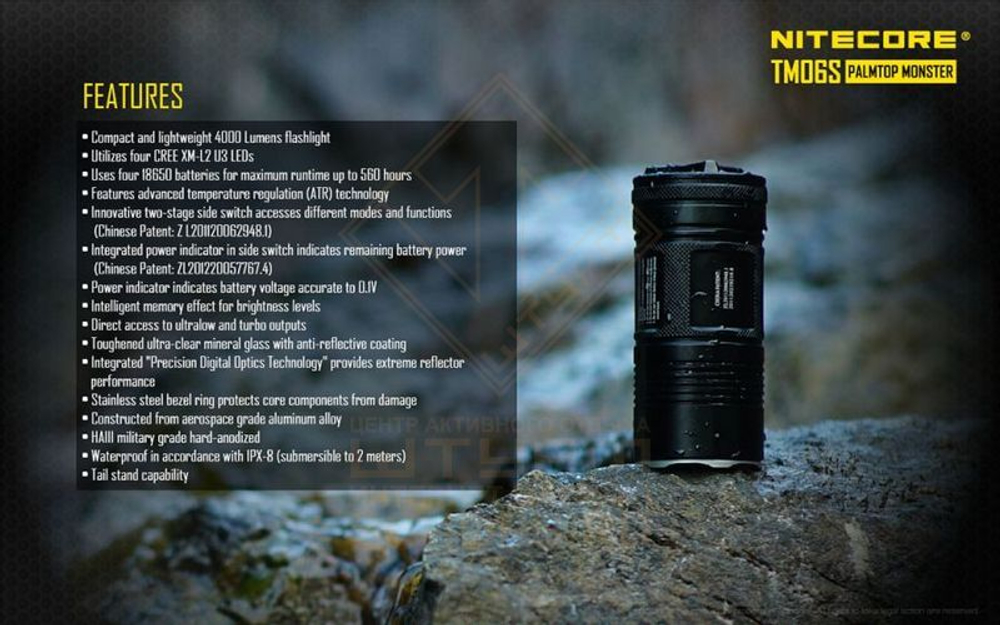 Фонарь Nitecore TM06S