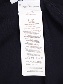 Поло C.P. Company Stretch Piquet Navy