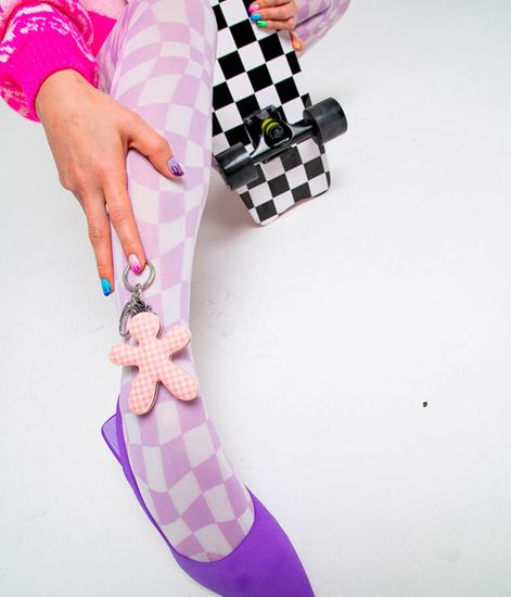 Аромабрелок с шармом Miss Kelli бело-розовый Персик и роза, Mr&Mrs Fragrance